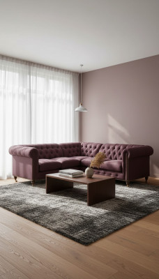 Chesterfield sectional sofa couch designer upholstered corner fabric sofa set 1013-14