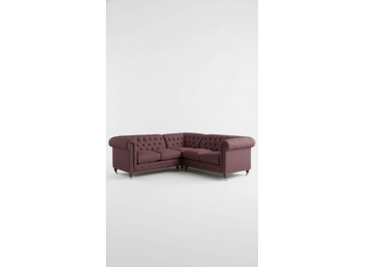 Chesterfield sectional sofa couch designer upholstered corner fabric sofa set 1013-14