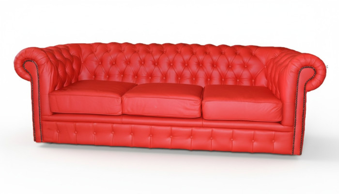 Chesterfield Upholstered Sofa Couch Designer Set 3-Seater Sofas Classic *New*