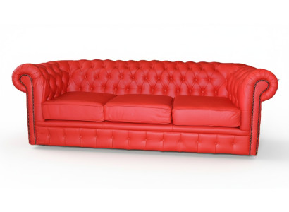 Chesterfield Upholstered Sofa Couch Designer Set 3-Seater Sofas Classic *New*