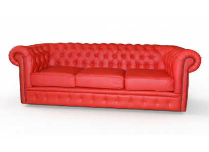 Chesterfield Upholstered Sofa Couch Designer Set 3-Seater Sofas Classic *New*