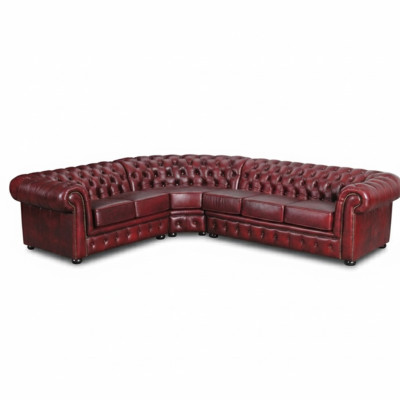Corner sofa couch upholstery corner suite corner chesterfield 100% leather