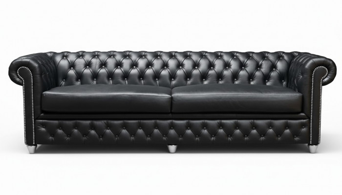 Chesterfield 3-Seater XXL Upholstered Seat Couch Sofa Suite Big Sofas 2016-22