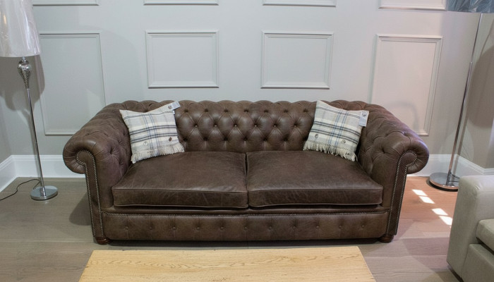 Chesterfield 3-seater XXL Upholstered Seat Couch Sofa Set Big Couches 2016-26