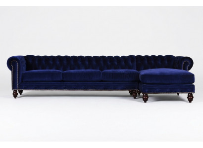 400cm Bix XXL Couch Upholstery Seat Suite Textile Leather Sofa Chesterfield 2016060