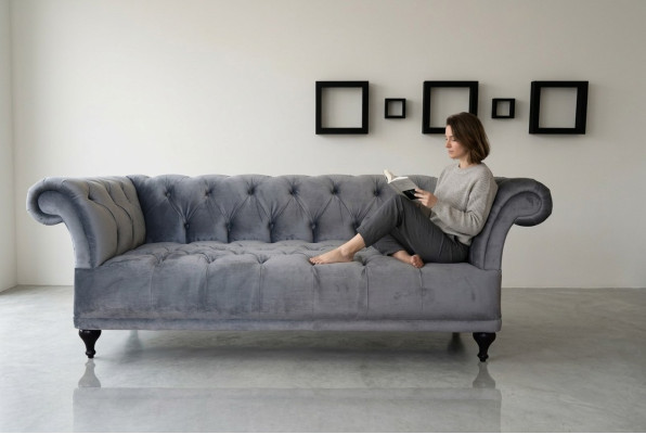 Chesterfield sofa upholstery designer couches sofas set textile fabric textile 1