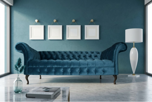 Chesterfield Sofa Upholstery Designer Couches Sofas Set Textile Fabric Textile 15