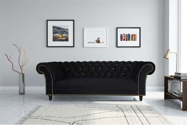 Chesterfield Sofa Upholstery Designer Couches Sofas Suite Textile Fabric Textile 30