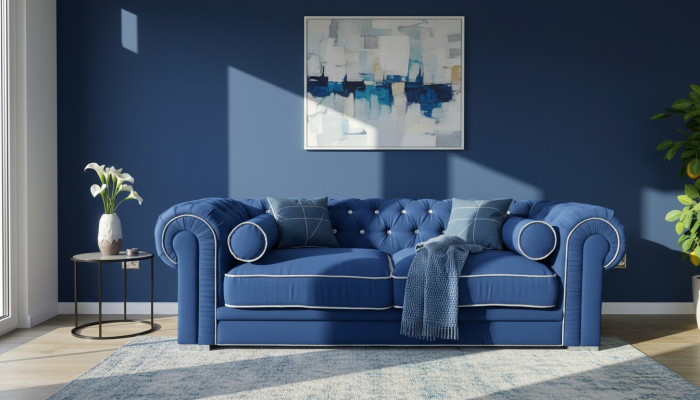 Chesterfield Sofa 3 SEATER Upholstered Designer Couches Sofas Suite SL Sofa 5