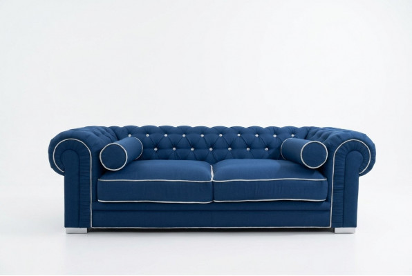Chesterfield Sofa 3 SEATER Upholstered Designer Couches Sofas Suite SL Sofa 5