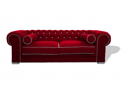 Chesterfield Sofa 3-SEATER Upholstered Designer Couches Sofa Suite SL Sofa 21