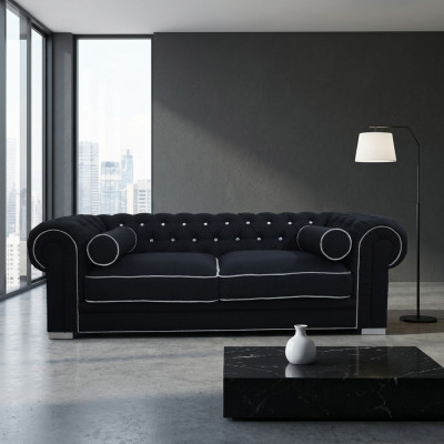 Chesterfield Sofa 3-SEATER Upholstered Designer Couches Sofas Set SL Sofa 25