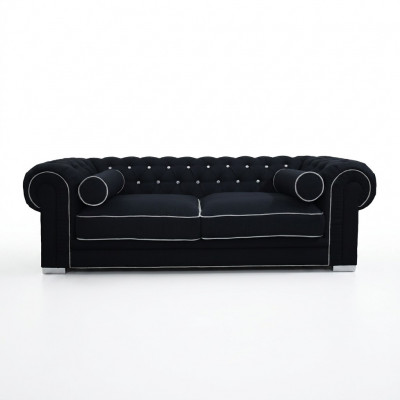 Chesterfield Sofa 3-SEATER Upholstered Designer Couches Sofas Set SL Sofa 25