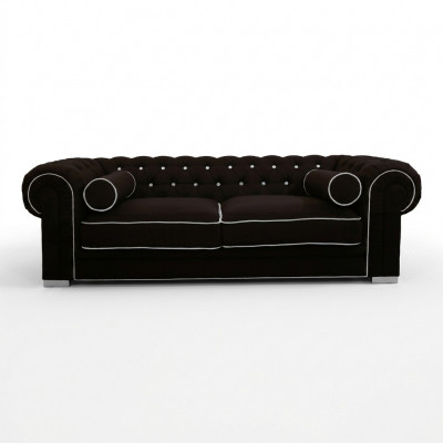 Chesterfield Sofa 3 SEATER Upholstered Designer Couches Sofas Suite SL Sofa 26