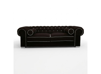 Chesterfield Sofa 3 SEATER Upholstered Designer Couches Sofas Suite SL Sofa 26