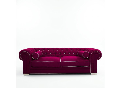 Chesterfield Sofa 3 SEATER Upholstered Designer Couches Sofas Suite SL Sofa 28
