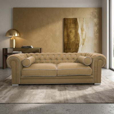 Chesterfield Sofa 3 SEATER Upholstered Designer Couches Sofa Set SL Sofa 29