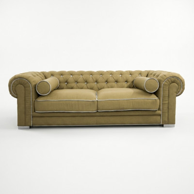 Chesterfield Sofa 3 SEATER Upholstered Designer Couches Sofa Set SL Sofa 29