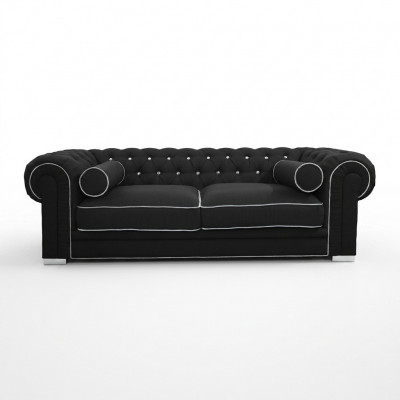 Chesterfield Sofa 3 SEATER Upholstered Designer Couches Sofas Suite SL Sofa 33
