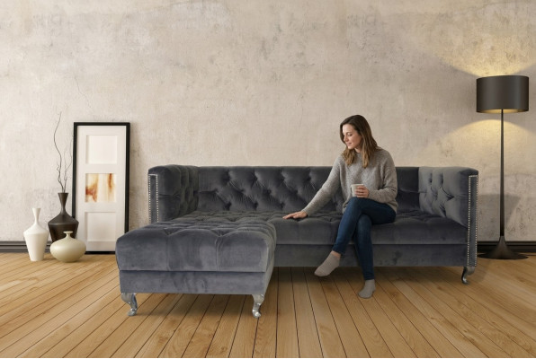 Chesterfield Sofa 3-SEATER Upholstered Designer Couches Sofas Set SLIII Sofa №3