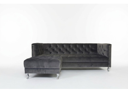 Chesterfield Sofa 3-SEATER Upholstered Designer Couches Sofas Set SLIII Sofa №3
