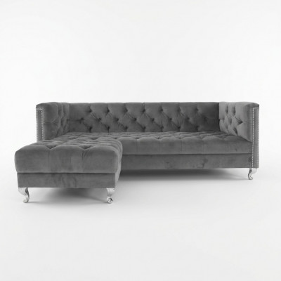 Chesterfield Sofa 3 SEATER Upholstered Designer Couches Sofa Set SLIII Sofa №6