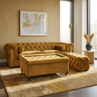 Chesterfield Sofa Upholstery Designer Couches Sofas Suite Couch SLIII Sofa №22
