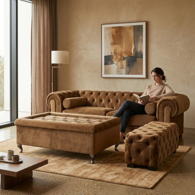 Chesterfield Sofa Upholstery Designer Couches Sofas Suite Couch SLIII Sofa №25