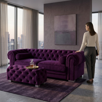Chesterfield Sofa Upholstery Designer Couches Sofas Suite Couch SLIII Sofa №37