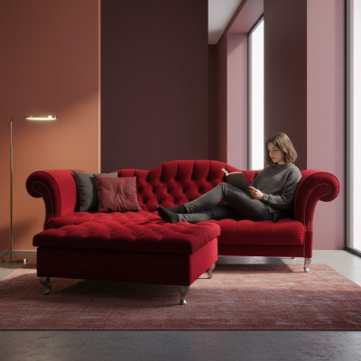 Chesterfield Sofa Upholstery Designer Couches Sofas Suite Couch SLIII Sofa №46