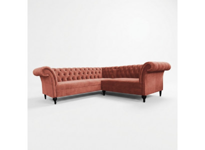 Chesterfield corner sofa corner couch designer sofa couch velvet leather sofa