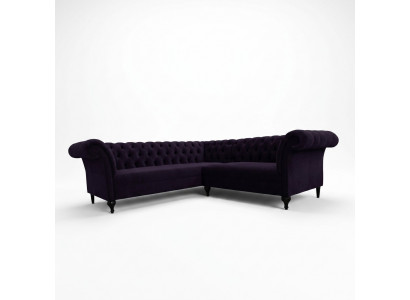 Modern Chesterfield corner sofa corner couch designer sofa couch velvet leather sofa