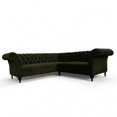 Chesterfield corner sofa designer sofa velvet leather sofa SLIII sofa