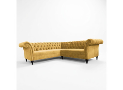 Chesterfield corner sofa corner couch designer sofa couch velvet leather sofa
