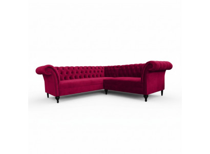 Modern Chesterfield sectional sofa designer sofa couch velvet leather sofa.