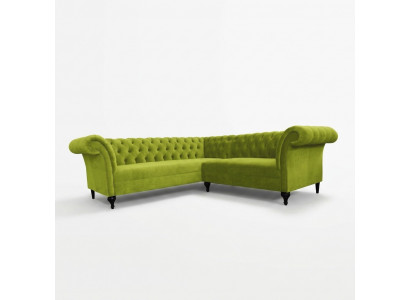 Chesterfield sectional sofa sectional couch designer sofa couch velvet leather sofa SLIII sofa №96