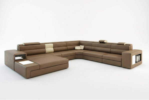 Leather sofa couch living landscape corner sofa armchair set suite modern sofa
