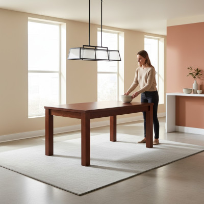 Table Dining Table Wooden Table XXL Conference Table 90x140 Extendable 140x210cm
