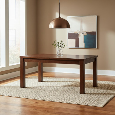 Table Dining table Wooden table XXL Conference table 90X160cm Extendable 160X215cm