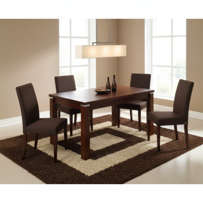 Table Dining Table Wooden Table XXL Conference Table S18-S 70x120cm Dining Room Furniture New