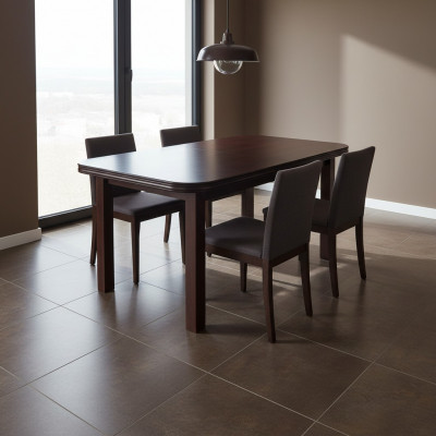 Table Dining Table Wood Table XXL Conference Table 90X160cm Extendable 160X240cm