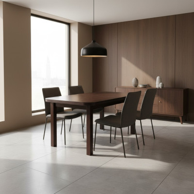 Table Dining Table Wooden Table XXL Conference Table 90x200cm Extendable 200x280cm