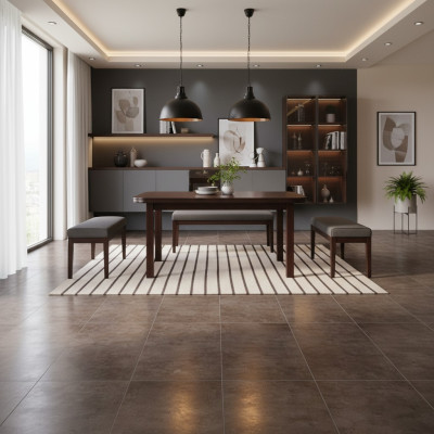Table Dining Table Wooden Table XXL Conference Table 100X200cm Extendable 200X300cm
