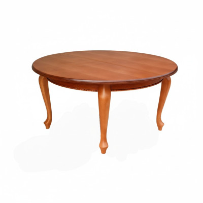 Table Dining Table Wooden Table XXL Conference Table Round Decor S19 RADIUS 150+50 CM