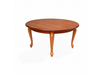 Table Dining Table Wooden Table XXL Conference Table Round Decor S19 RADIUS 150+50 CM