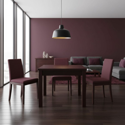 Table dining table wooden table XXL conference table 90x90 cm extendable 90x240 cm