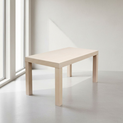 Table dining table wood table XXL conference table 90 x 160 cm extendable 160x210 cm