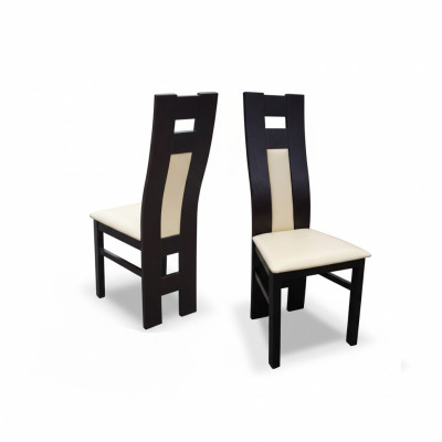 Solid wood white chair wood designer chair dining chair modern decorative