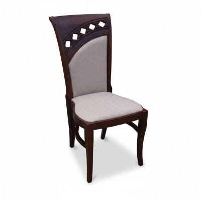 Solid wood fabric chair modern designer dining chair kitchen decorative