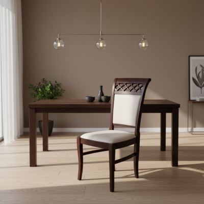 Solid wood chair dining chair designer leather chair chairs dining chairs K52